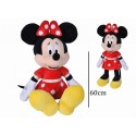 Peluche Disney Minnie 60 cm con Abito Rosso - Amico Morbido per Bambini"