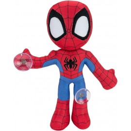 Spiderman Peluche con Ventose - Pupazzo Spidy Marvel da 30 cm, Aderisce a Pareti e Finestre!"