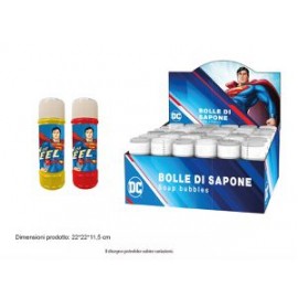 Bolle di Sapone Superman 60ml - Idea Regalo Bambini, Gioco Fine Festa