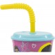 "Bicchiere con Cannuccia Barbie - Riutilizzabile, Senza BPA, 430ml -