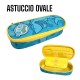 "Astuccio Scuola Ovale Organizzato Baby Shark - Perfetto per Scuola