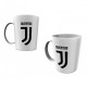 Tazza in plastica con manico microonde Juventus Mug 350ml Prodotto Ufficiale Bianco Nero Scuola e Tempo Libero