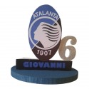 Sagoma Logo Atalanta Personalizzata con Nome e Numero - Centro Tavola Compleanno e Eventi