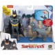 "Fisher-Price DC League of Super-Pets: Set Batman e Ace il Segugio con Accessorio di Battaglia - Action Figures