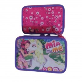 ASTUCCIO SCUOLA MIA END ME  DISNEY 3 ZIP/CERNIERE PORTA COLORI INTERNO GIOTTO BAMBINA