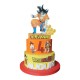 Torta Scenografica Dragon Ball Z Personalizzabile con Nome e Numero - Decorazione per Compleanni e Eventi Speciali