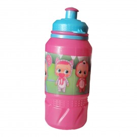 Borraccia Sport Cry Babies 420 ml – Bottiglia in Plastica Morbida e Sicura con Beccuccio Retraibile "