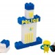 Play Doh Blocks Set Stazione di Polizia 60 Pezzi – Costruzioni e Pasta da Modellare per Bambini dai 3 Anni in su"