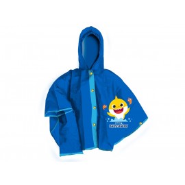 Poncho Mantella Baby Shark Disney Impermeabile Antivento Antipioggia – Taglia XS (3-4 Anni)