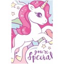 laid Disney Unicorno in Morbido Pile – Coperta Calda per Bambini 100x150 cm, Ideale per Bambine