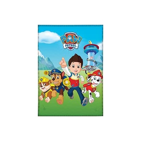 Plaid Paw Patrol Cani Poliziotti – Coperta in Morbido e Caldo Pile per Bambini, 100x140 cm, Ideale per BambinI