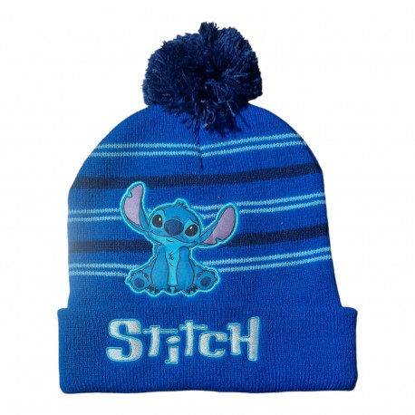 Cappello Invernale per Bambini Lilo & Stitch con Pon Pon – Taglia 52