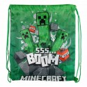 "Sacca Zainetto Minecraft 30x45 cm - Borsa Scuola e Palestra con Chiusura a Coulisse"