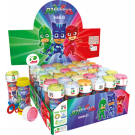 SET DA 36 BOLLE DI SAPONE PJ MASKS DISNEY BAMBINO REGALINI FINE FESTE SUPER PIGIAMINI