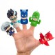 Bustina Regalo PJ Masks con Finger Puppets: Gattoboy, Gufetta e Geco - Idea Perfetta per Regalini di Fine Festa