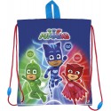 SACCA BORSA PJ MASKS DISNEY DA PASSEGGIO - PALESTRA CM. 30 SUPER PIGIAMINI