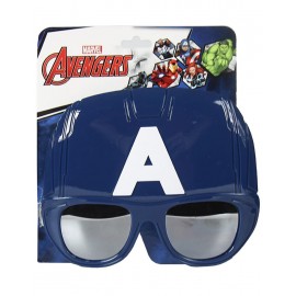 Marvel Avengers Occhiali Da Sole, Maschera, Bambino, Capitan America, Protezione UV 400