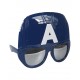 Marvel Avengers Occhiali Da Sole, Maschera, Bambino, Capitan America, Protezione UV 400