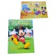 Biglietto Compleanno 20x18 Disney Topolino con Pluto e calamita con Paperino  Mickey Papeprino