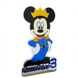 Sagoma Personalizzata in Polistirolo Mickey Principe per Compleanno - Dimensioni 70/80/100 cm