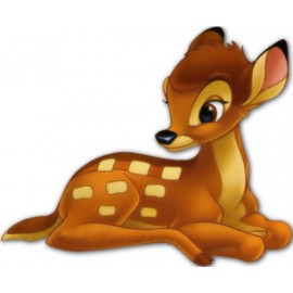 Sagoma in Polistirolo Personalizzata di Bambi - Cerbiatto Disney per Compleanno e Festa, Dimensioni 70 cm