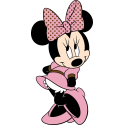 Sagoma in Polistirolo Personalizzata Minnie Disney 3D per Compleanni e Feste - Altezza 70 cm