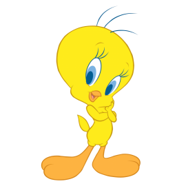 Sagoma Personalizzata in Polistirolo Tweety Looney Tunes - Perfetta per Compleanni e Feste - 70 cm