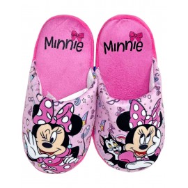 Pantofole Invernali Disney Minnie - Ciabatte Casa in Poliestere, Punta Chiusa, Misura 28, Antiscivolo