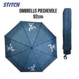 "Ombrello Pieghevole Stitch - Antivento, Compatto e Resistente con Struttura Rinforzata, Perfetto per Borsa e Zaino"