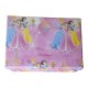 Scatola Regalo Disney Principesse con Coperchio ed Effetto Brillantinato, 38X27X10 cm