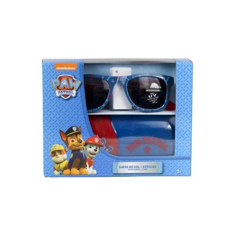 OCCHIALI DA SOLE  QUADRATI CON CUSTODIA PAW PATROL  IN CONFEZIONE REGALOCON