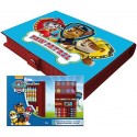 Set Regalo Valigetta Colori 55 Pezzi Paw Patrol - Kit Creativo per Bambini per Scuola e Tempo Libero