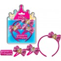 Set Accessori per Capelli Principesse Disney 7 pezzi - Confezione Regalo Perfetta per Bambine