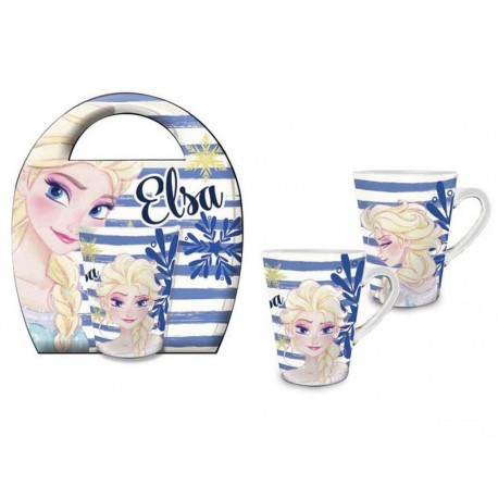 SET REGLO TAZZA DA 320 ml FROZEN MUG DISNEY TAZZONE CERAMICA BAMBINA