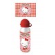 Borraccia in Alluminio 500 ml con Beccuccio - Hello Kitty | Ideale per Scuola, Sport e Tempo Libero