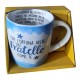 Tazza in Ceramica "Fratello Che Fortuna Avere un Fratello Come Te" - Idea Regalo Unica con Scritta Interna e Confezione Regalo