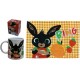 SET TAZZA + TOVAGLIETTA IN TESSUTO BING SULA CERAMICA MUG BAMBINI