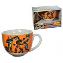 TAZZA CERAMICA STAR WARS PIXAR LARGA CON SOTTOTAZZA TAZZONE COLAZIONE BAMBINO