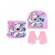 Disney Stitch e Angel - Set Invernale per Bambini, 3 Pezzi: Cappello, Guanti e Scaldacollo