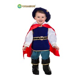 VESTITO COSTUME Maschera di CARNEVALE NEONATO - PRINCIPE AZZURRO