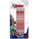 Blister con 5 Matite con Gomma Avengers Marvel – Perfette per Scuola e Regalini di Fine Festa