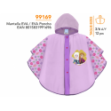 Poncho Mantellina Impermeabile Frozen Disney Antivento – Per Bambine 3-6 Anni