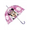 Ombrello Campana Trasparente Antivento Disney Minnie per Bambina - 48 cm