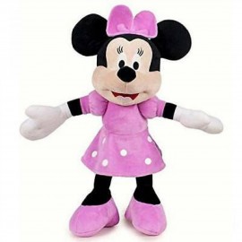 PELUCHE MINNIE MOUSE DISNEY PUPAZZO 20 CM FIOCCO ROSA CLASSICA