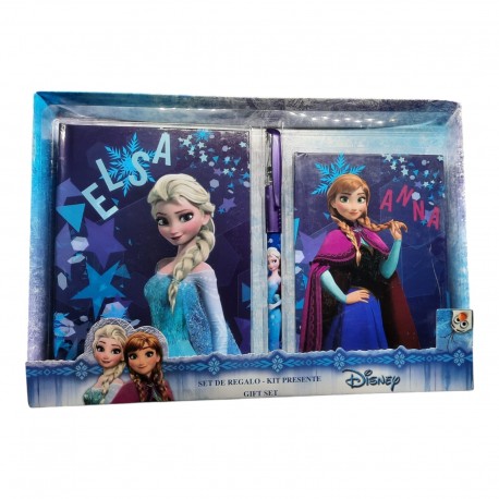 Set Regalo Frozen Disney: Diario, Agendina e Penna - Idea Regalo Perfetta per Bambine!