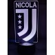 Lampada LED Juventus Calcio Personalizzabile in Plexiglass – Luce Notte con  Incisione Personalizzata, 20 cm, Idea Regalo