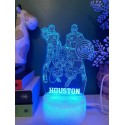 Lampada LED Avengers Personalizzabile in Plexiglass - Luce Notte con Effetto  Incisione Laser, Regalo Originale, Altezza 20 cm