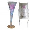 Calice Glitter Rosa "60 Anni" con Scatola Regalo Elegante - Idea Regalo per 60° Compleanno