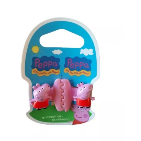 Pinzette per Capelli Peppa Pig 3D – Accessori Moda per Bambina