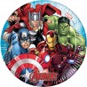 Piatti in Carta Avengers Marvel Ø 20 cm - Set 8 Pezzi per Feste e Compleanni